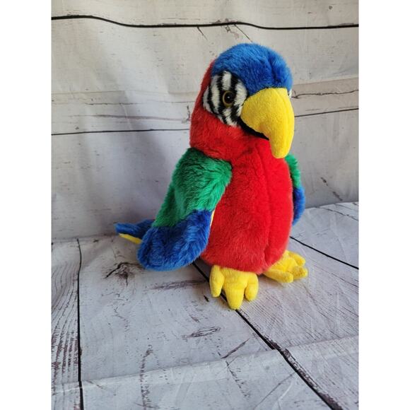 Ty Beanie Buddy Collection Jabber the Parrot Large 9.5" 1999 Retired Plush Toy - Picture 1 of 7